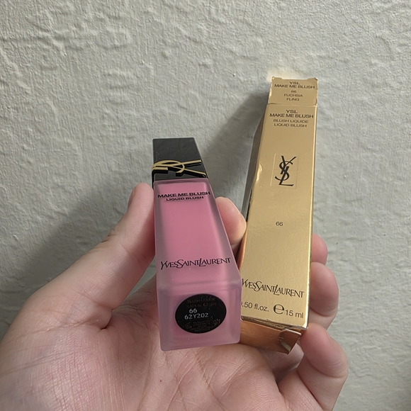 Yves Saint Laurent Other - Yves Saint Laurent Make Me Blush Liquid 66 Fuchsia Fling - Bright Pink BNIB